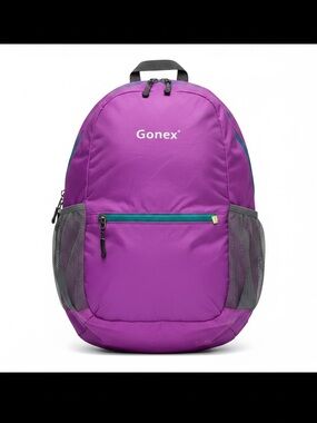 Gonex Lightweight Packable Backpack Purple Travel Hiking Daypack